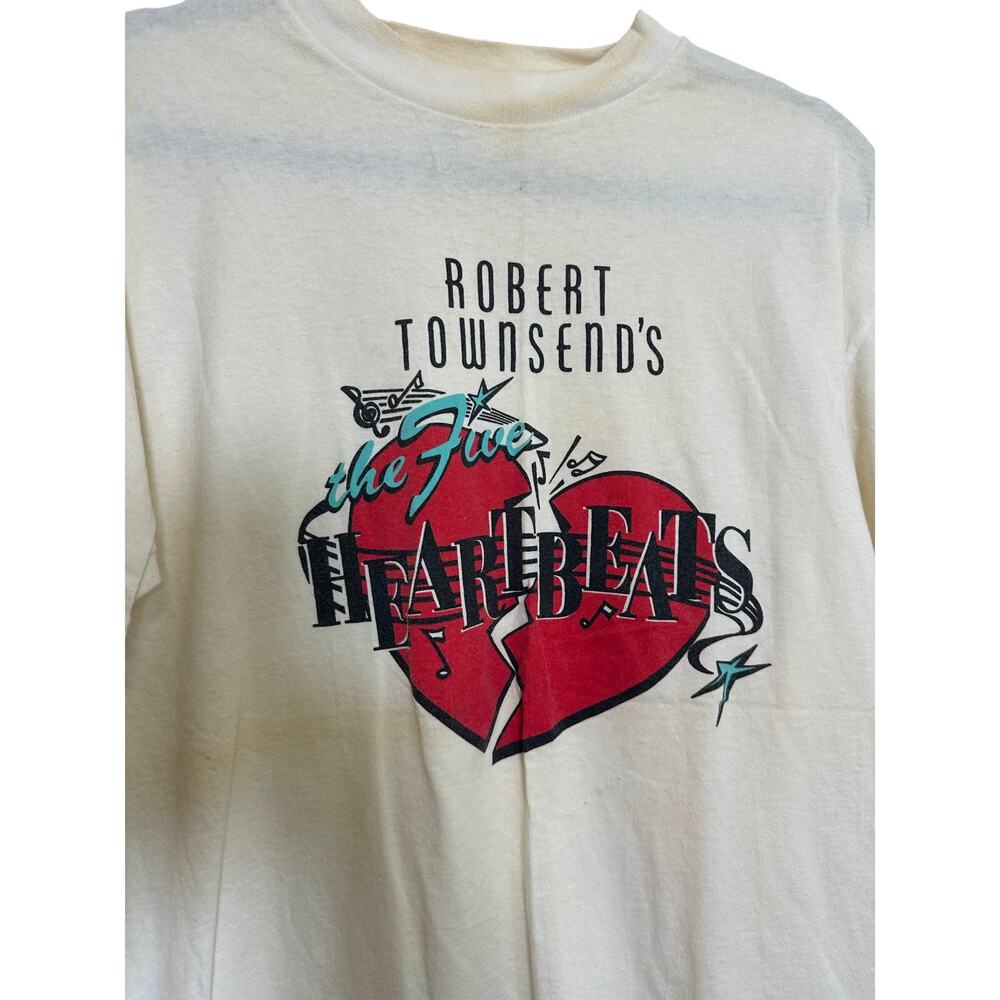 Vtg 1991 The Five Heartbeats Movie Promo T Shirt USA L Single Stitch - Picture 3 of 10